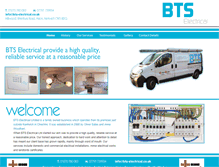 Tablet Screenshot of bts-electrical.co.uk